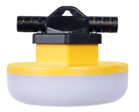 SHADA LED-Baulichterkette 15m 65W 7800lm 5000K IP67 - Baustellenbeleuchtung Baulicht Lichtschläuche Lichtband Lampenkette