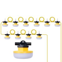 SHADA LED-Baulichterkette 401305, 30 m, 130 W, 5000 K, 15600 lm, IP67
