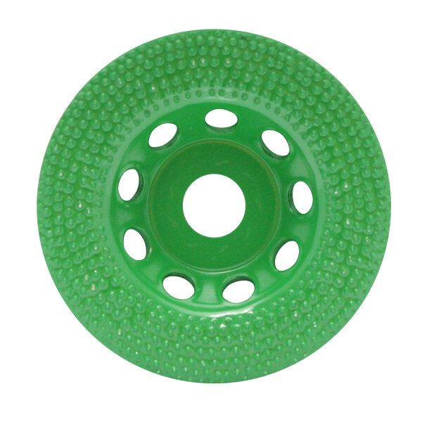 PROFITECH Oberflächenschleifer 180/22,23 mm Metall, Vakuum Beschichtung, Sandwich grün 12781