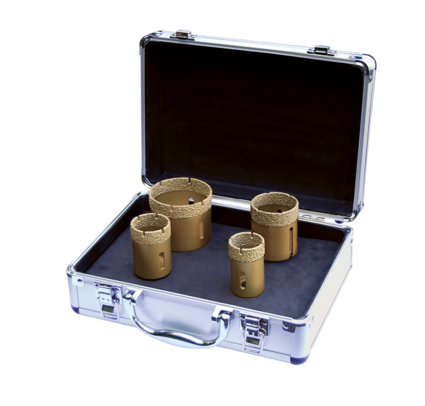 PROFITECH Fliesenbohrer-Set M14, 4 tlg. je 1x 35,40,50,68 mm Diamant-Beschichtung 23862