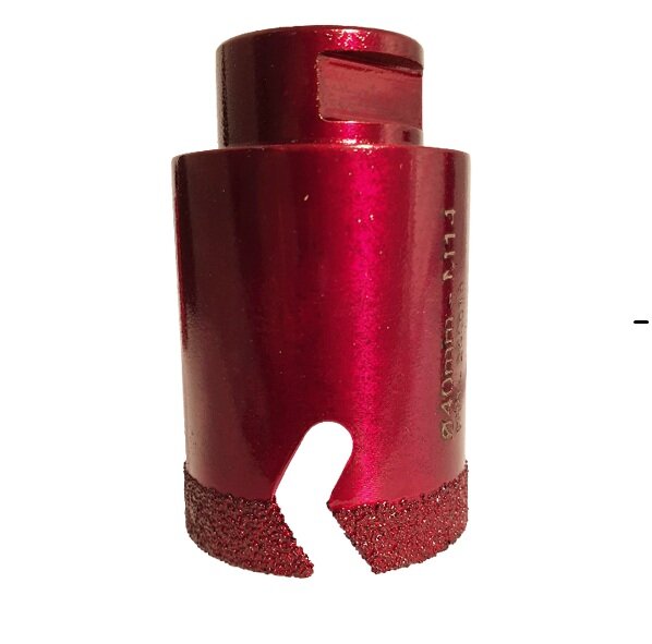 PROFITECH Fliesen-Trockenbohrer 50 mm Diamant-Vakuum Beschichtung, RED M 14, Innengewinde 27204