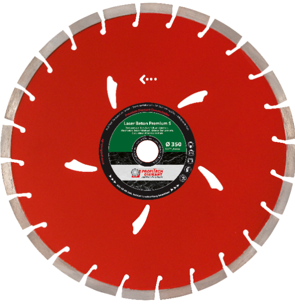 PROFITECH Laser Beton PREMIUM-S 350 mm 350/12/25,4 mm 142549