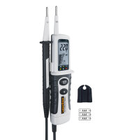 LASERLINER ActiveMaster Digital Digitaler Spannungs- und Durchgangstester mit Bargraph- und numerischer Messwertanzeige 083.025A