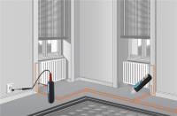 LASERLINER CableTracer Pro Universelles Leitungssuchgerät (TX + RECV)