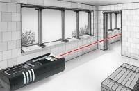 LASERLINER DistanceMaster Compact Pro Laser-Entfernungsmesser 50 m, BT, Tilt