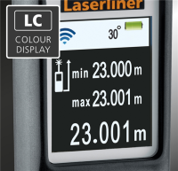 LASERLINER DistanceMaster Compact Pro Laser-Entfernungsmesser 50 m, BT, Tilt