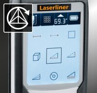 LASERLINER LaserRange-Master Gi5 Laser-Entfernungsmesser mit grüner Lasertechnologie und Winkelfunktion 080.838A