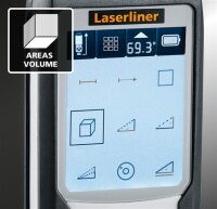 LASERLINER LaserRange-Master Gi5 HardboxLaser-Entfernungsmesser mit grüner Lasertechnologie und Winkelfunktion 080.845A