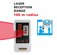 LASERLINER SensoLite 110 Set Laserempfänger für rote Rotationslaser 028.65