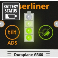 LASERLINER Duraplane G360 RX 360°-Hybridlaser (CrossGrip; 2 Lithium; GRX 60)