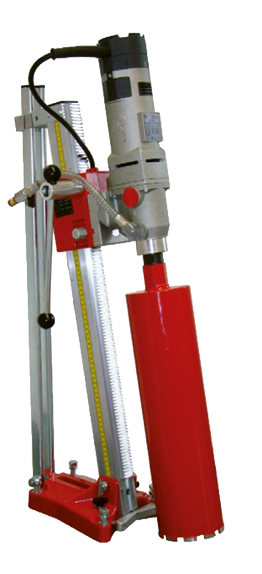 PROFITECH Bohreinheit CARDI 200 komplett Bohrsäule L200 / Bohrmotor T1 200 EL41 Bohrbereich 35-200 mm 895506