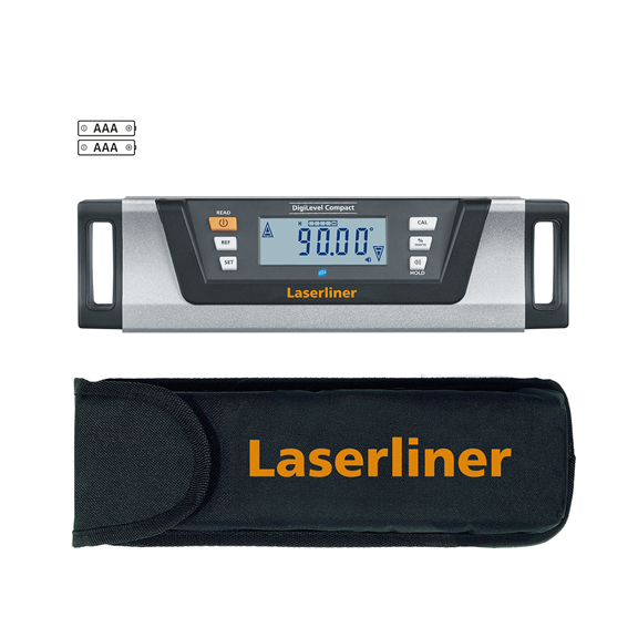 LASERLINER DigiLevel Compact Digitale Elektronik-Wasserwaage im handlichen Format 081.280A