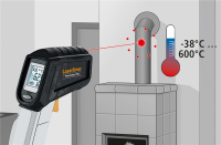 LASERLINER ThermoSpot Plus Berührungsloses Infrarot-Temperaturmessgerät mit integriertem Laser 082.042A