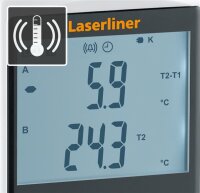 LASERLINER ThermoMaster Plus Set 2-Kanal Kontakt-Temperaturmessgerät  082.036A