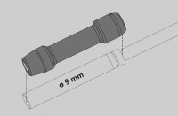 LASERLINER TopGuide Führungshülse 9mm , 50mm