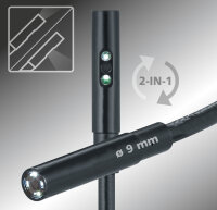 LASERLINER VideoFlex G4 Duo 10mm , 1mProfessionelles Videoinspektionssystem mit wechselbaren Ansichten 082.244A