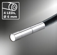 LASERLINER VideoFlex G4 Micro 6mm , 1,5mProfessionelles Videoinspektionssystem - geeignet für sehr kleine Öffnungen 082.241A