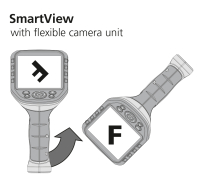 LASERLINER VideoFlex G4 ArcView Professionelles Videoinspektionssystem 9mm , 1m