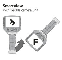LASERLINER VideoFlex G4 Fix 4mm , 0,4mProfessionelles Videoinspektionssystem mit drehbarer Mikrokamera 082.248A