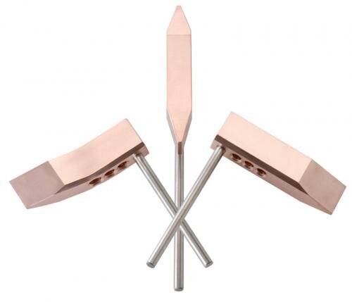 PERKEO Kupferstück Spitzform 250 g mit, Kupferstück Spitzform 250 g mit  135 mm-Stift - 220/2