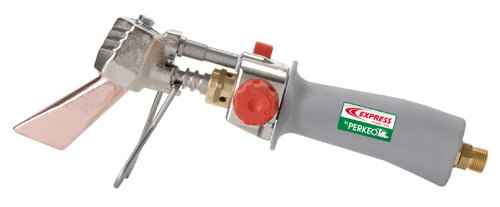 Perkeo Propan-Butan-Piezo-Weichlötkolben 792/01 Griffstück, Anschluss G3/8" LH, 235 g Kupferstück