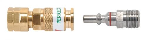 PERKEO QUICKY Schnellkupplung z.Umfüllen Eing.:G3/8"LH-IG,Ausg.:G3/8"LH-AG - 492/5/02