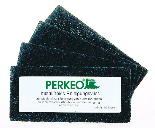 PERKEO Reinigungsvlies für Lötstellen 430/01/01, 10 Stück, metallfrei, riefenfrei