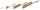 PERKEO Messingbürste BS152-38 fein, 4 mm Durchmesser, für Heißluft-Schweißdüsen