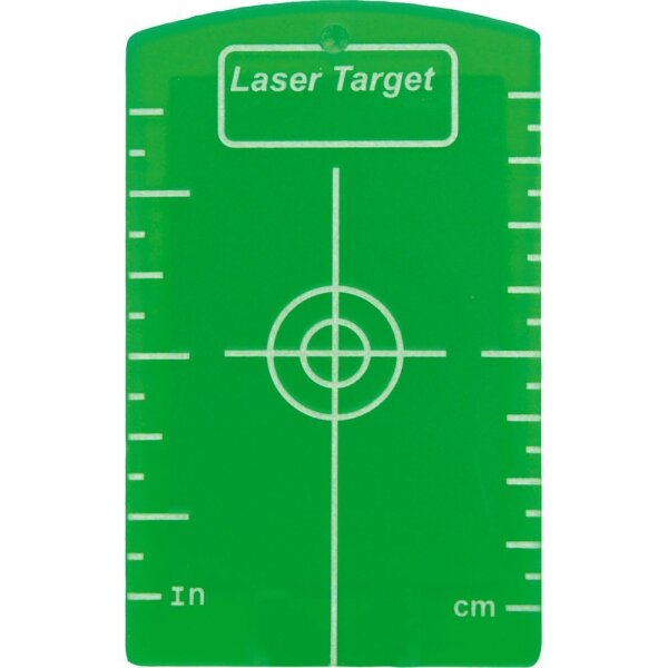 LASERLINER Magnet-Zielplatte grün Mit Haftmagneten und Dualskala, für grüne Rotations- oder Kreuzlinien-Laser 023.65A