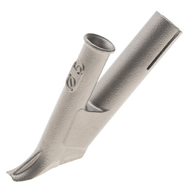 PERKEO Schnellschweißdüse 745/5/2, 5 mm Durchmesser, für Rundschweißdraht, passend auf Rohrdüse 745/5/1