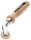 Perkeo Metall-Andruckrolle 431/01/05 für Ecken, 5 mm Rollenbreite, kugelgelagert, mit Holzgriff