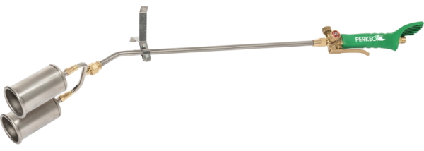 PERKEO TWIN TITAN Drachenflügel 2x60mm-Kopf,500mm-Rohr,G3/8"LH - 780/61/03/F3/T