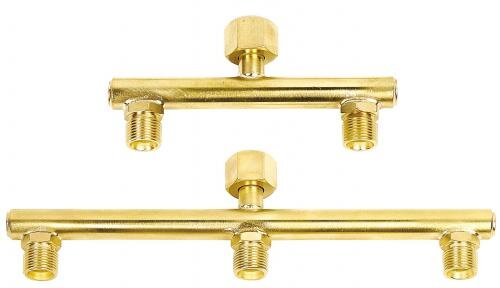 PERKEO Abzweigstück BS152-57 ohne Einzelabsperrung, 3 Abgänge, G 3/8 RH