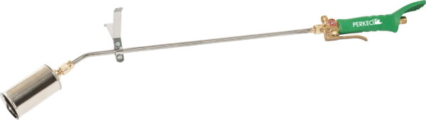 Perkeo Aufschweißbrenner Turbine Drachenflügel 780/61/02/F3, 60 mm Kopf, 550 mm Rohr, mit Sparautomatik, Anschluss G3/8" LH