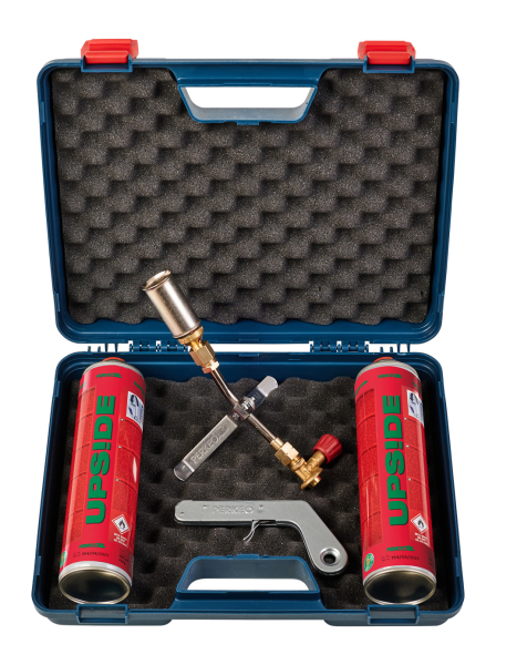 PERKEO UPSIDE Brenner-Set im Koffer inkl 2 St.UPSIDE-Kartuschen u.Anzünder - 780/61/923