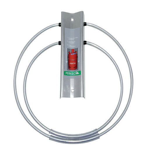 PERKEO Transportsicherung Lockring GGVS 455/02/03 für 5 und 11 kg Propanflaschen, TÜV-geprüft, für Fahrzeug-Bordwand