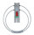 PERKEO Transportsicherung Lockring GGVS 455/02/03 für 5 und 11 kg Propanflaschen, TÜV-geprüft, für Fahrzeug-Bordwand