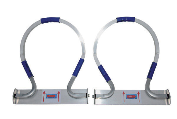 Perkeo Transportsicherung Safedrive Duo 455/02/05 für 22 und 33 kg Propanflaschen, paarweise, für liegenden Transport, TÜV-geprüft