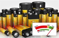 LASERLINER BatteryCheck Batterietestgerät zur Anzeige des Batterieladezustandes 083.005A
