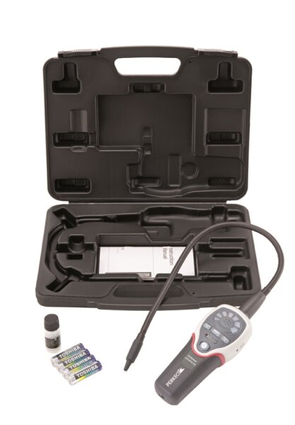 Perkeo Lecksuchgerät KLS 600 BS152-73 für Kältemittel und Formiergas, Saugstrom-Halbleiter-Sensor, 3 g/Jahr Empfindlichkeit