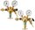 Perkeo Stickstoff-Flaschendruckminderer BS152-77 nach DIN EN ISO 2503, 200 bar auf 60 bar, Vollmessing