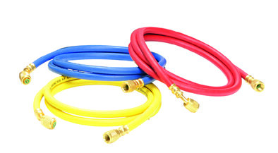 Perkeo Kältemittelschlauch-Set BS152-85 mit Kugelhahn, 1,5 m, 1/4" SAE