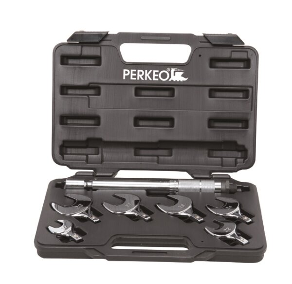 PERKEO Drehmoment-Schlüsselsatz 10-75Nm 17,22,24,26,29 mm - 467/11/2050