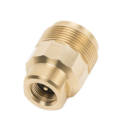 PERKEO Gewindeadapter / Reduzierstück 7/16" auf CGA 600 USM-GAS - 154/29