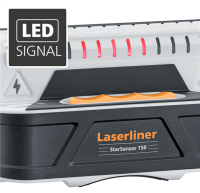 LASERLINER StarSensor 150 Elektronisches Ortungsgerät für Wand- und Querbalken sowie spannungsführende Leitungen im Trockenbau, geeignet zur Identifikation von Einzel- und Doppelbeplankung 080.977A