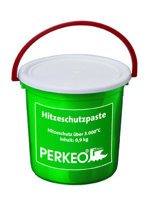 Perkeo Hitzeschutzpaste 430/03/51, 0,9 kg Eimer, modellierbar, bis 3.000 °C