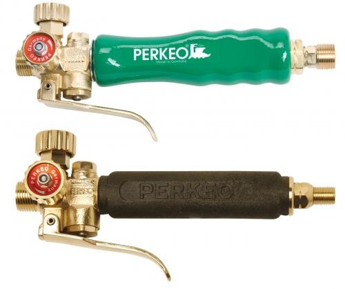 Perkeo Sparautomatik-Griffstück BS152-101 mit verstellbarer Zündflamme, Gasfeinregulierung, Anschluss G3/8 LH