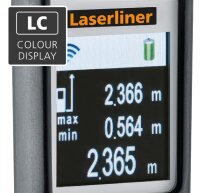 LASERLINER DistanceMaster Compact 25 mLaser-Entfernungsmesser – robust durch Schutzgummierung 080.936A