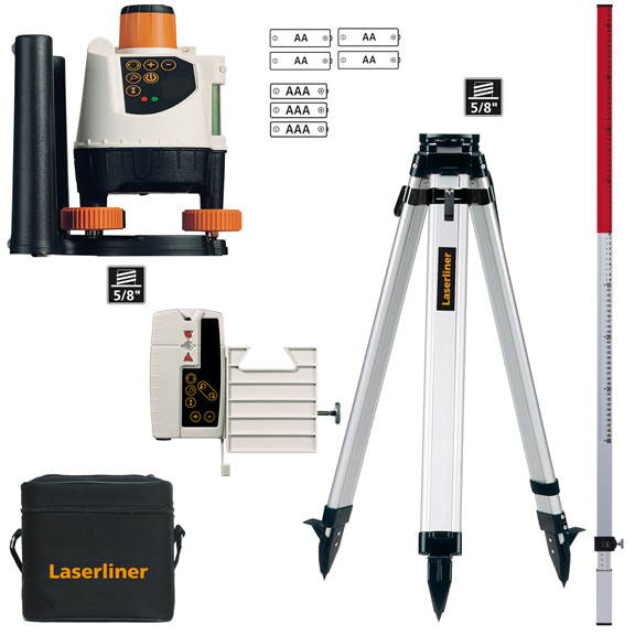 LASERLINER BeamControl-Master 120 Set Rotationslaser