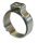 Perkeo 1-Ohr-Klemme BS152-131 mit Einlagering, 14,6 - 16,8 mm Außendurchmesser, 8,2 mm Bandbreite